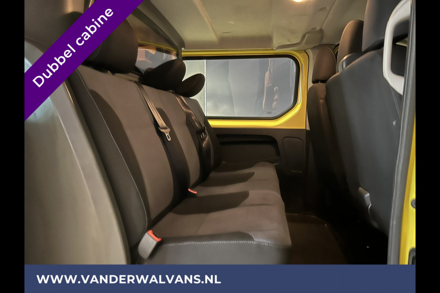 Opel Vivaro 1.6 CDTI 126pk L2H1 Dubbele cabine Euro6 Airco | 6-Zits | Trekhaak | Imperiaal Cruisecontrol, LED, Parkeersensoren, Sidebars