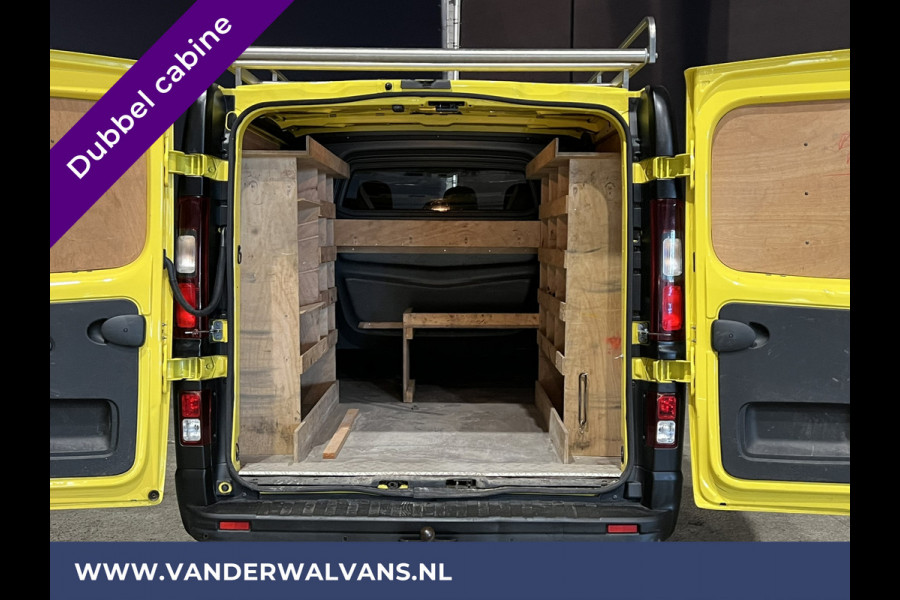 Opel Vivaro 1.6 CDTI 126pk L2H1 Dubbele cabine Euro6 Airco | 6-Zits | Trekhaak | Imperiaal Cruisecontrol, LED, Parkeersensoren, Sidebars