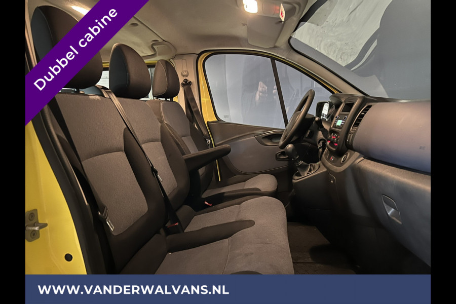 Opel Vivaro 1.6 CDTI 126pk L2H1 Dubbele cabine Euro6 Airco | 6-Zits | Trekhaak | Imperiaal Cruisecontrol, LED, Parkeersensoren, Sidebars