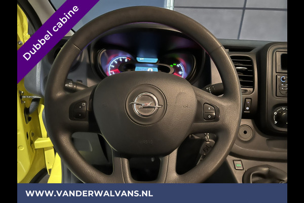 Opel Vivaro 1.6 CDTI 126pk L2H1 Dubbele cabine Euro6 Airco | 6-Zits | Trekhaak | Imperiaal Cruisecontrol, LED, Parkeersensoren, Sidebars