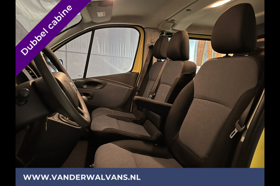 Opel Vivaro 1.6 CDTI 126pk L2H1 Dubbele cabine Euro6 Airco | 6-Zits | Trekhaak | Imperiaal Cruisecontrol, LED, Parkeersensoren, Sidebars