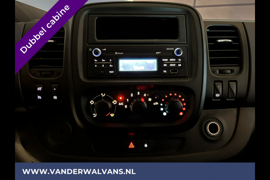 Opel Vivaro 1.6 CDTI 126pk L2H1 Dubbele cabine Euro6 Airco | 6-Zits | Trekhaak | Imperiaal Cruisecontrol, LED, Parkeersensoren, Sidebars