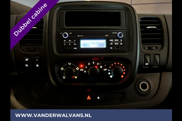 Opel Vivaro 1.6 CDTI 126pk L2H1 Dubbele cabine Euro6 Airco | 6-Zits | Trekhaak | Imperiaal Cruisecontrol, LED, Parkeersensoren, Sidebars