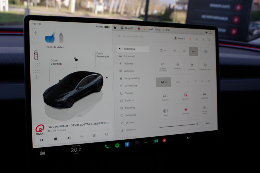 Tesla Model 3 Long Range RWD 78 kWh *PER-DIRECT LEVERBAAR*, Panoramadak, 4 x Stoelverwarming, Entertainment, 360 Camera