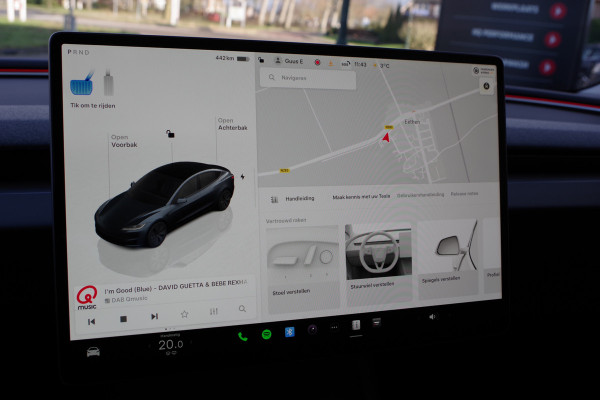 Tesla Model 3 Long Range RWD 78 kWh *PER-DIRECT LEVERBAAR*, Panoramadak, 4 x Stoelverwarming, Entertainment, 360 Camera