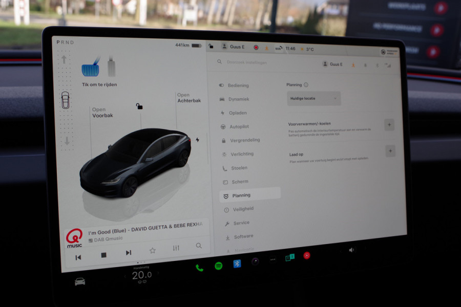 Tesla Model 3 Long Range RWD 78 kWh *PER-DIRECT LEVERBAAR*, Panoramadak, 4 x Stoelverwarming, Entertainment, 360 Camera