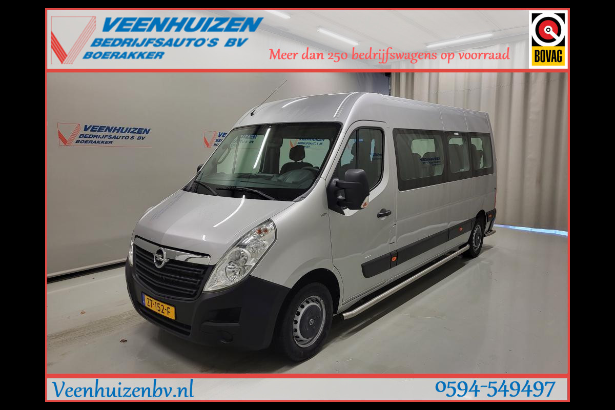 Opel Movano 2.3DCI L3/H2 | 3x op voorraad | Personenbus 9-Persoons Excl. BTW Bpm vrij Euro 6!