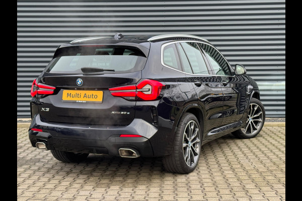 BMW X3 xDrive30e M Sport Plug In Hybrid Dealer O.H. PHEV | Panodak | Adaptive Cruise | 21"L.M | Head Up | Lederen Sportstoelen | Stuurverwarming | Keyless | Adaptive LED | Apple Carplay |