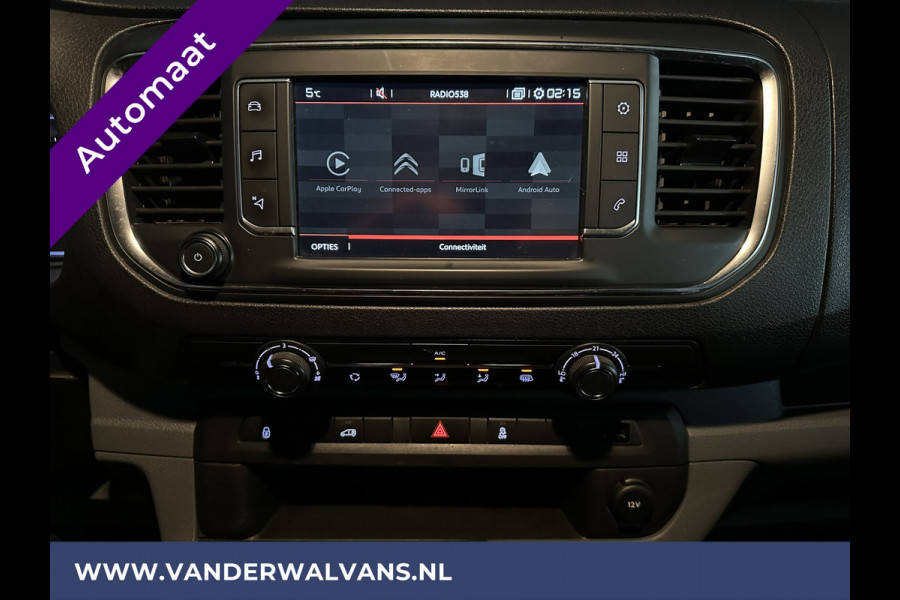 Citroën Jumpy 2.0 BlueHDI 180pk Automaat **BPM VRIJ voor de Ondernemer** L2H1 Euro6 Airco | Navigatie | Trekhaak Cruisecontrol, Apple Carplay, Android Auto, Parkeersensoren, Bijrijdersbank