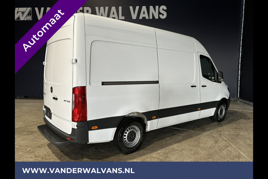 Mercedes-Benz Sprinter 317 CDI 170pk 9G-Tronic Automaat **BPM VRIJ voor de Ondernemer** L2H2 Euro6 Airco | Camera Apple Carplay, Android Auto, Cruisecontrol, Parkeersensoren, Stoelverwarming, Bijrijdersbank