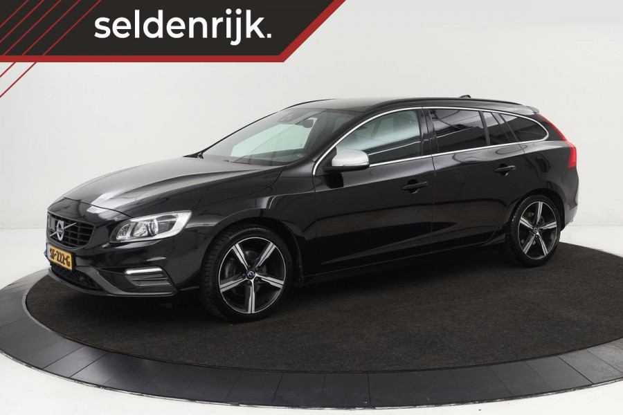 Volvo V60 2.0 D3 R-Design | Stoel & stuurverwarming | Adaptive cruise | Camera | Keyless | Xenon | Achterbankverwarming | Navigatie | Standkachel | Leder/Alcantara