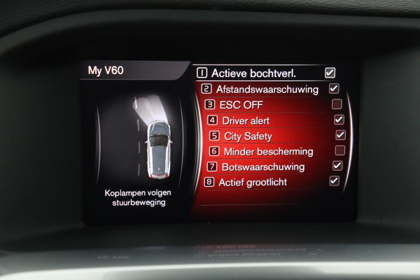 Volvo V60 2.0 D3 R-Design | Stoel & stuurverwarming | Adaptive cruise | Camera | Keyless | Xenon | Achterbankverwarming | Navigatie | Standkachel | Leder/Alcantara