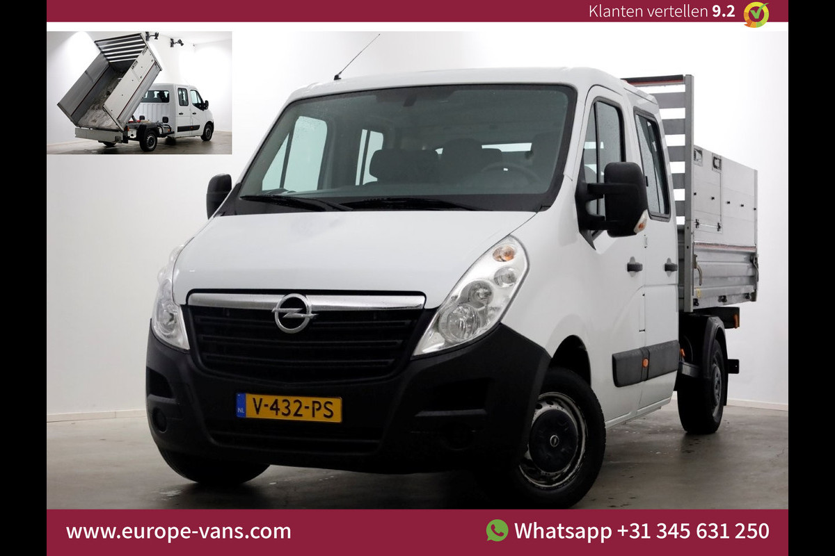 Opel Movano 2.3 CDTI 146pk E6 L2H1 D.C. Kipper met hoge boorden 06-2018