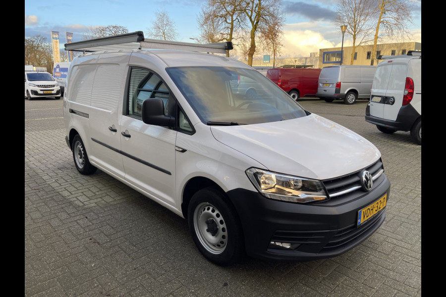 Volkswagen Caddy 2.0 TDI 102pk L2H1 BMT Maxi Comfortline / Bott ingerichte laadruimte ! / lease vanaf € 256 / vaste prijs rijklaar € 13.950 ex btw / airco / cruise / imperial / trekhaak / euro 6