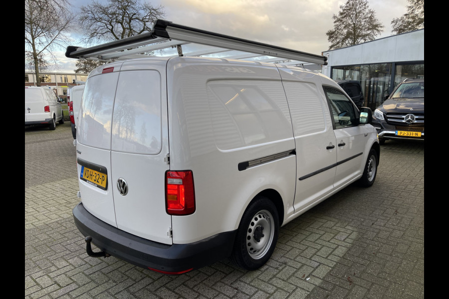 Volkswagen Caddy 2.0 TDI 102pk L2H1 BMT Maxi Comfortline / Bott ingerichte laadruimte ! / lease vanaf € 256 / vaste prijs rijklaar € 13.950 ex btw / airco / cruise / imperial / trekhaak / euro 6