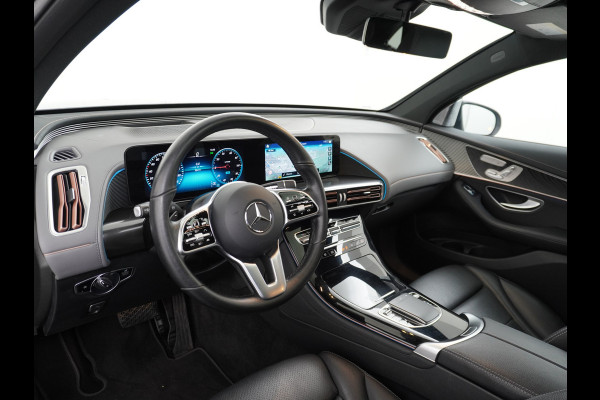 Mercedes-Benz EQC 400 4MATIC 80kWh 408pk 706Nm Leder Burmester® Luchtvering-a High Matrix Led El.Klep 20"lmv Connect20 Park-Assist 360°Camera Navi Air-balance pakket Distronic-plus Verkeersbord detectie Uitparkeer waarschuwing Thermatik E-call Keyless GO-Comfort pack Rij-assistentiepakket Plus Pre-Safe-system Zwarte-hemel Zit-comf.pack  Priv.Glass Keyless Chroompakket  Orig.NLse auto! 1800kg trekvermogen! Model 2021