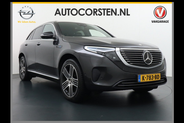 Mercedes-Benz EQC 400 4MATIC 80kWh 408pk 706Nm Leder Burmester® Luchtvering-a High Matrix Led El.Klep 20"lmv Connect20 Park-Assist 360°Camera Navi Air-balance pakket Distronic-plus Verkeersbord detectie Uitparkeer waarschuwing Thermatik E-call Keyless GO-Comfort pack Rij-assistentiepakket Plus Pre-Safe-system Zwarte-hemel Zit-comf.pack  Priv.Glass Keyless Chroompakket  Orig.NLse auto! 1800kg trekvermogen! Model 2021