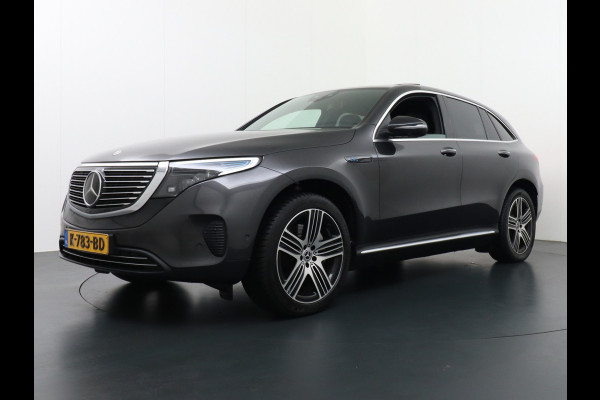 Mercedes-Benz EQC 400 4MATIC 80kWh 408pk 706Nm Leder Burmester® Luchtvering-a High Matrix Led El.Klep 20"lmv Connect20 Park-Assist 360°Camera Navi Air-balance pakket Distronic-plus Verkeersbord detectie Uitparkeer waarschuwing Thermatik E-call Keyless GO-Comfort pack Rij-assistentiepakket Plus Pre-Safe-system Zwarte-hemel Zit-comf.pack  Priv.Glass Keyless Chroompakket  Orig.NLse auto! 1800kg trekvermogen! Model 2021