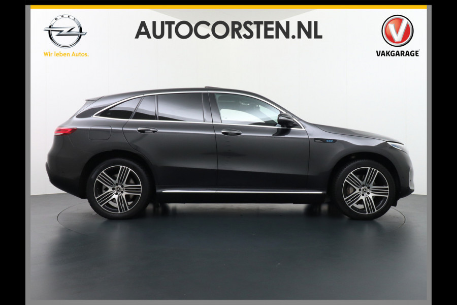 Mercedes-Benz EQC 400 4MATIC 80kWh 408pk 706Nm Leder Burmester® Luchtvering-a High Matrix Led El.Klep 20"lmv Connect20 Park-Assist 360°Camera Navi Air-balance pakket Distronic-plus Verkeersbord detectie Uitparkeer waarschuwing Thermatik E-call Keyless GO-Comfort pack Rij-assistentiepakket Plus Pre-Safe-system Zwarte-hemel Zit-comf.pack  Priv.Glass Keyless Chroompakket  Orig.NLse auto! 1800kg trekvermogen! Model 2021