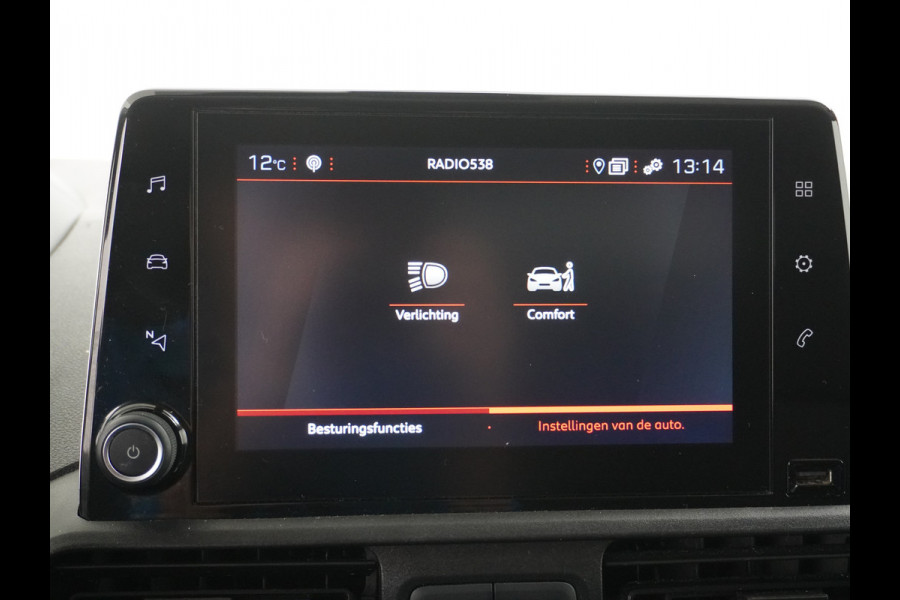 Peugeot Partner HDI 102pk Trekhaak Cruise control Navigatie Android Auto Apple Carplay Airco Cruise Control Pdc DAB Bluetooth Carkit 1.5 BlueHDI Schuifdeur Connected Electr.ramen en Spiegels CV-Afstandbediend Dak dragers