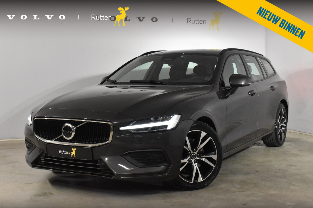 Volvo V60 B3 163PK Essential Edition / Navigatie / Camera / Parkeersensoren / Stuur-Stoelverwarming / 18'' LM Velgen / Trekhaak /