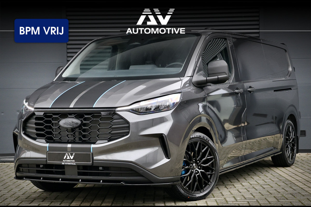 Ford Transit Custom 320 2.0 TDCI 170PK L2H1 AUT Raptor Edition | BPM VRIJ | ACC | Blind Spot | Camera | CarPlay | Lane Assist | L+R Schuifdeur | Nav | 3-Zitter | Verlengde fabrieksgarantie tot 09-2029