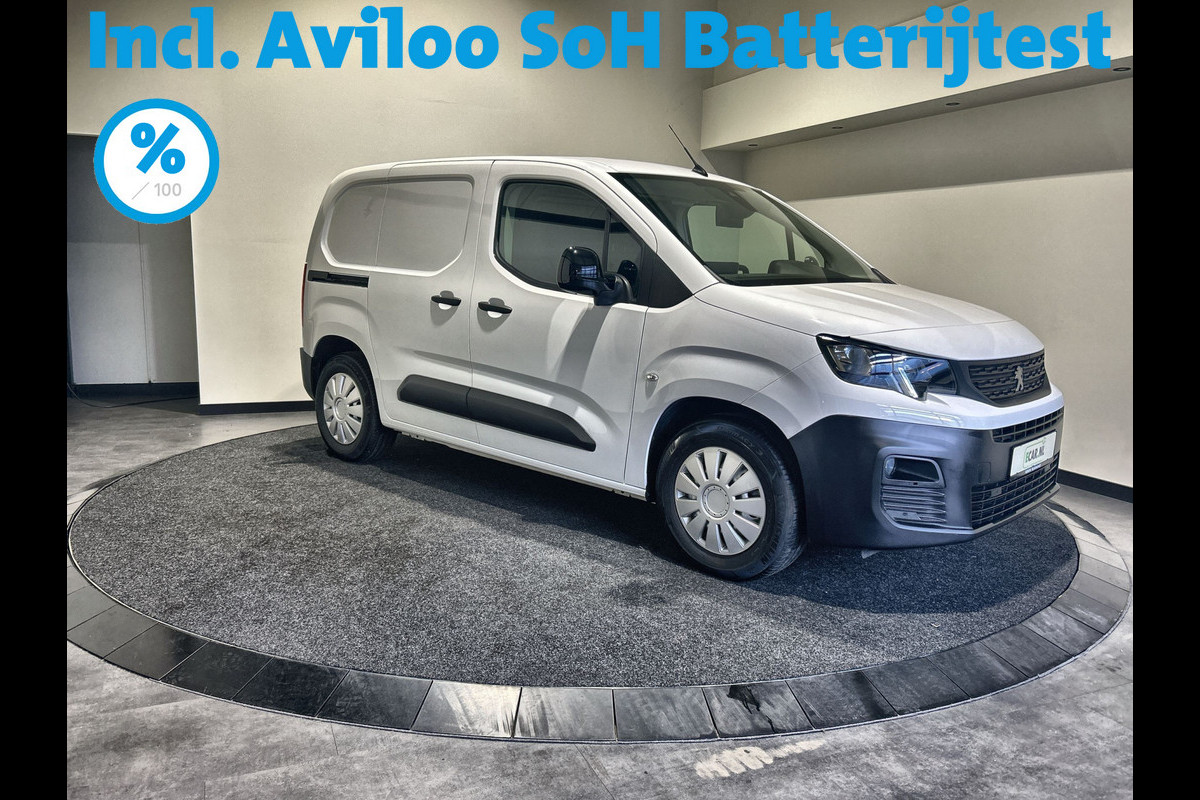 Peugeot e-Partner Asphalt 50 kWh | Navigatie | Airco | 3-Fasen SoH (batterijcheck) 87,69% score!