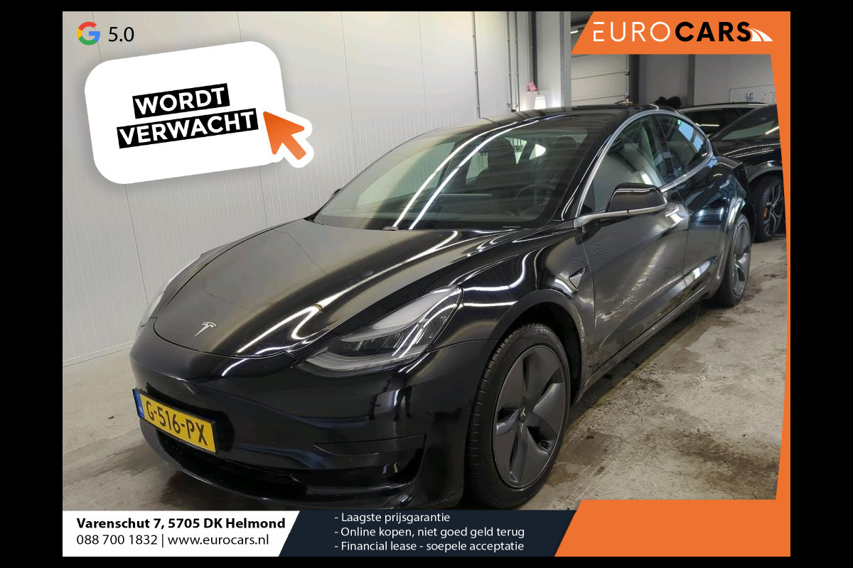 Tesla Model 3 Standard RWD Plus 60 kWh Autopilot+Full Self Driving Leder Panoramadak Navigatie PDC VA + Camera