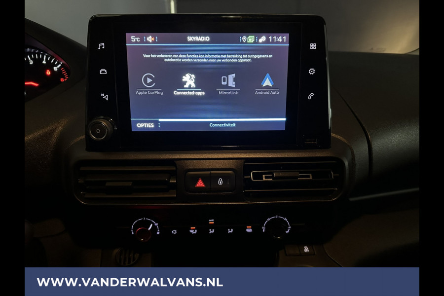 Peugeot Partner 1.6 BlueHDI 100pk **BPM VRIJ voor de Ondernemer** L2H1 Euro6 Airco | Imperiaal Navigatie, Cruisecontrol, Apple Carplay, Android Auto, Parkeersensoren