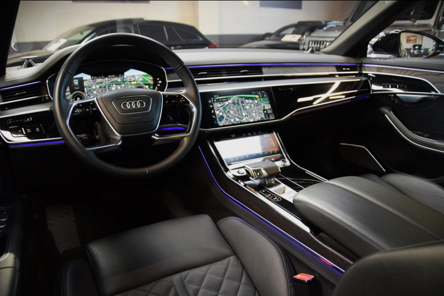 Audi A8 60 TFSI e Quattro Lang Navi|Massage|Night-Vision|BTW|4-Wiel Besturing|NWp.188.000