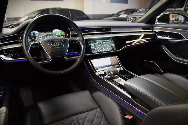 Audi A8 60 TFSI e Quattro Lang Navi|Massage|Night-Vision|BTW|4-Wiel Besturing|NWp.188.000