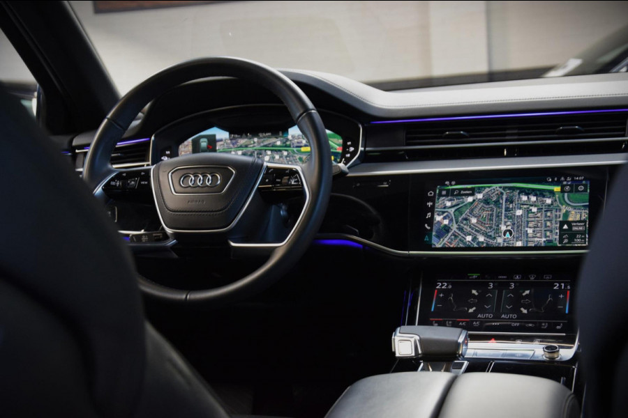 Audi A8 60 TFSI e Quattro Lang Navi|Massage|Night-Vision|BTW|4-Wiel Besturing|NWp.188.000