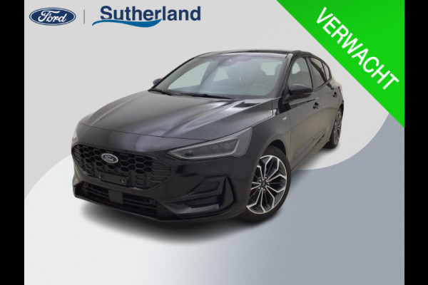 Ford Focus 1.0 EcoBoost Hybrid ST Line X 125pk | Driver Assistance Pack | Winterpack | Matrix LED | Head up Display | Panorama Dak | Trekhaak Afneembaar | AGR Stoel | 18 inch Velgen | Verlengde Fabrieksgarantie tot 10-2028