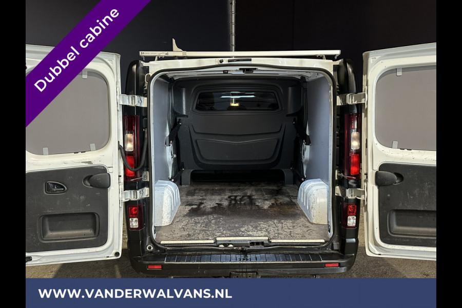 Renault Trafic 1.6 dCi 126pk **BPM VRIJ voor de Ondernemer** L2H1 Dubbele Cabine Euro6 Airco | Navigatie | Camera Cruisecontrol, Parkeersensoren, Dakdragers, 5-Zits