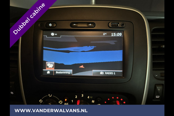 Renault Trafic 1.6 dCi 126pk **BPM VRIJ voor de Ondernemer** L2H1 Dubbele Cabine Euro6 Airco | Navigatie | Camera Cruisecontrol, Parkeersensoren, Dakdragers, 5-Zits