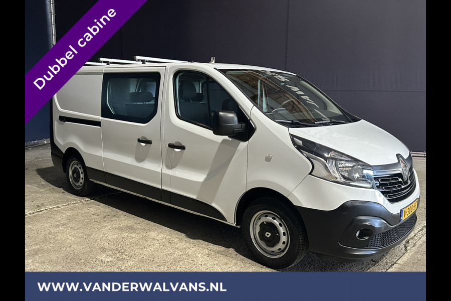 Renault Trafic 1.6 dCi 126pk **BPM VRIJ voor de Ondernemer** L2H1 Dubbele Cabine Euro6 Airco | Navigatie | Camera Cruisecontrol, Parkeersensoren, Dakdragers, 5-Zits