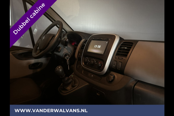 Renault Trafic 1.6 dCi 126pk **BPM VRIJ voor de Ondernemer** L2H1 Dubbele Cabine Euro6 Airco | Navigatie | Camera Cruisecontrol, Parkeersensoren, Dakdragers, 5-Zits