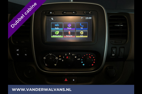 Renault Trafic 1.6 dCi 126pk **BPM VRIJ voor de Ondernemer** L2H1 Dubbele Cabine Euro6 Airco | Navigatie | Camera Cruisecontrol, Parkeersensoren, Dakdragers, 5-Zits