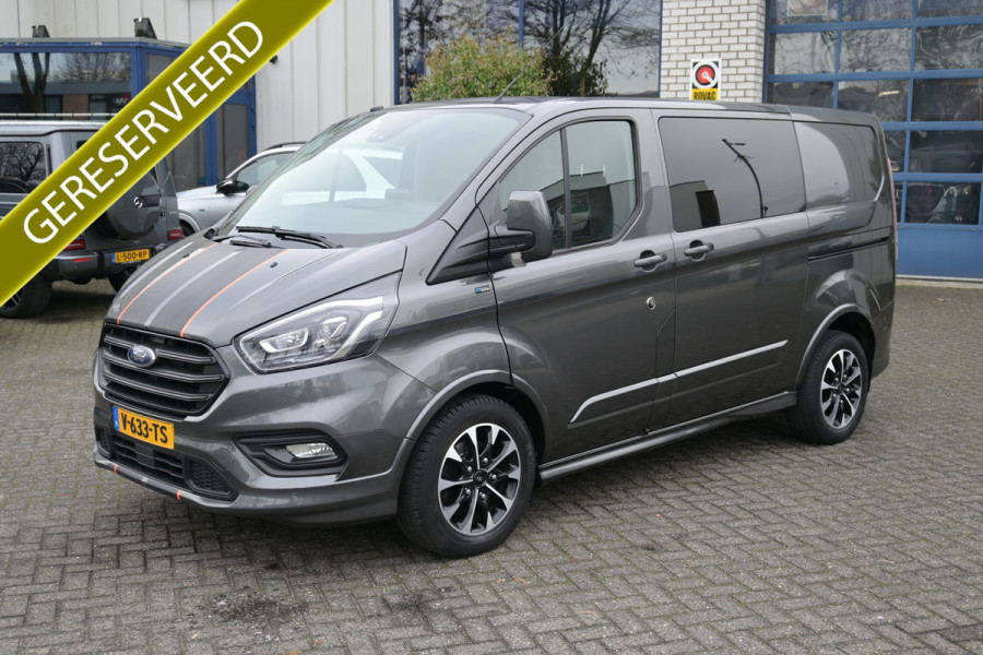 Ford Transit Custom 310S 2.0 TDCI 170 pk L1 Sport DC Xenon, Navigatie met camera, Trekhaak