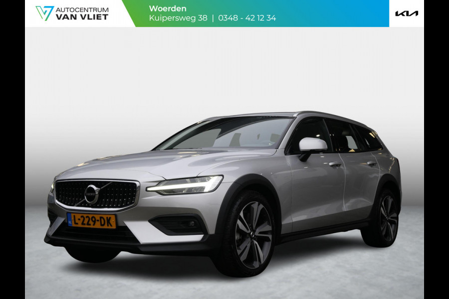 Volvo V60 Cross Country 2.0 B5 AWD Pro | Leder | Adapt. Cruise | CarPlay | Navi | Clima | Elek. stoelen + geheugen | 19'' LM | Camera