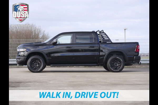 Dodge Ram 1500 | Rebel | Premium | 4x4 | Crew Cab | 3.0L Twin-turbo I6 | SST | 14,4 inch Touchscreen | 10,2 inch Passenger Screen | Harman Kardon | INCL BPM-VOORDEEL Getoonde accessoires zijn verkrijgbaar tegen meerprijs