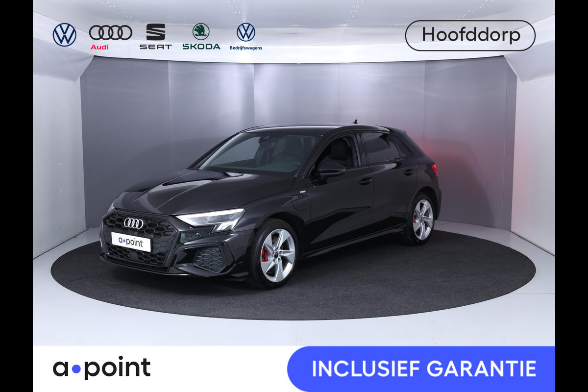 Audi A3 Sportback 45 TFSI e S edition 245 pk S-tronic Plug in Hybrid | Navigatie via App | Parkeersensoren achter | Achteruitrijcamera | Cruise control | Full-LED koplampen |