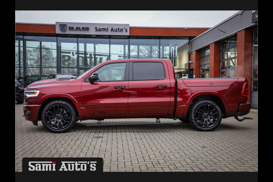 Dodge Ram 1500 LIMITED NIGHT 540PK 706 Nm 2025 | HIGH OUTPUT | XB9 | MASSAGE | BOM VOL | CREW CAB | DUBBELE CABINE | GRIJSKENTEKEN | DE MEEST LUXUEUZE en BEGEERDE Pick-up | VOORRAAD NR 2301 - 7424