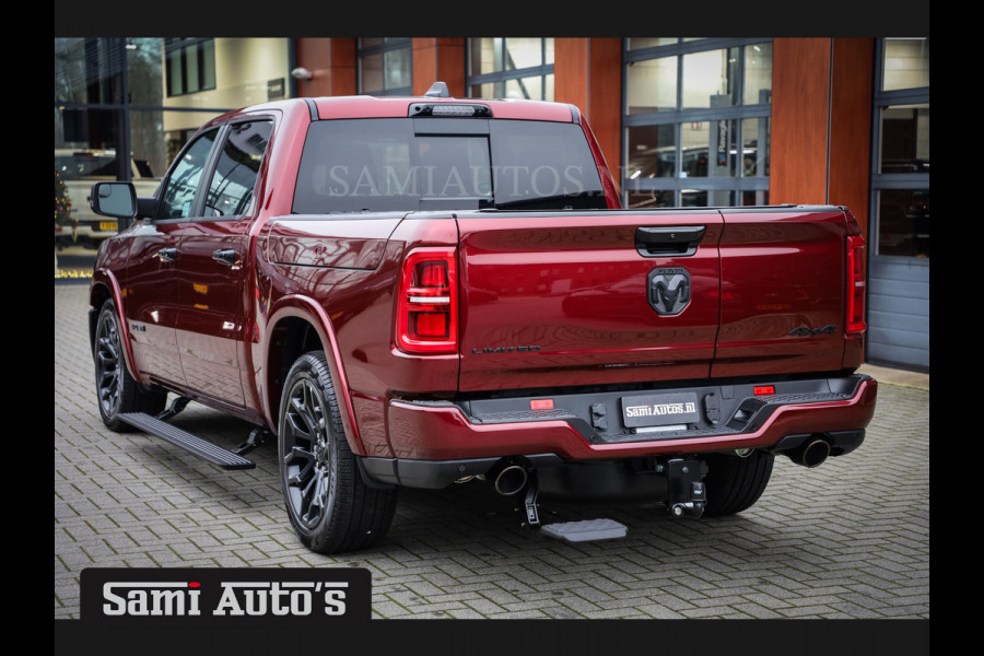 Dodge Ram 1500 LIMITED NIGHT 540PK 706 Nm 2025 | HIGH OUTPUT | XB9 | MASSAGE | BOM VOL | CREW CAB | DUBBELE CABINE | GRIJSKENTEKEN | DE MEEST LUXUEUZE en BEGEERDE Pick-up | VOORRAAD NR 2301 - 7424