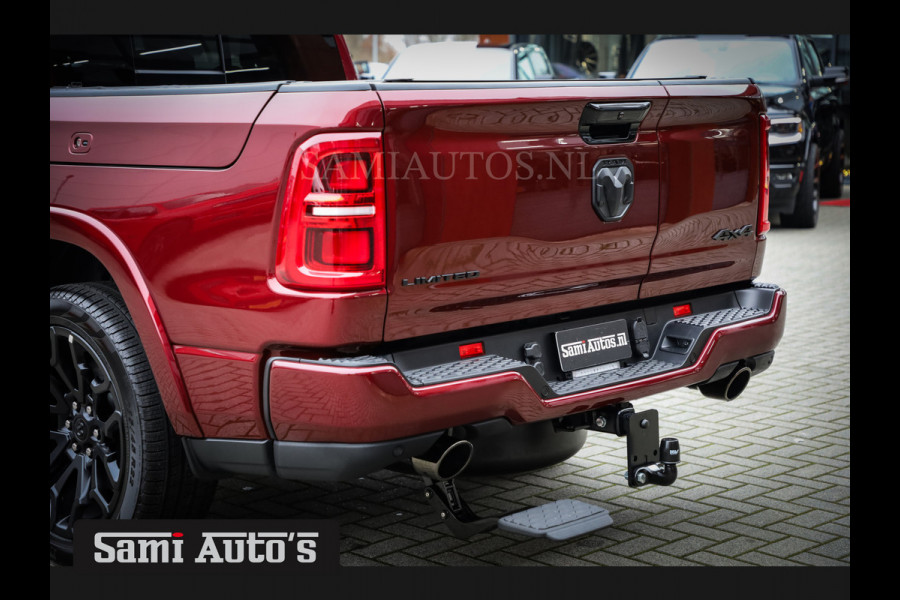 Dodge Ram 1500 LIMITED NIGHT 540PK 706 Nm 2025 | HIGH OUTPUT | XB9 | MASSAGE | BOM VOL | CREW CAB | DUBBELE CABINE | GRIJSKENTEKEN | DE MEEST LUXUEUZE en BEGEERDE Pick-up | VOORRAAD NR 2301 - 7424