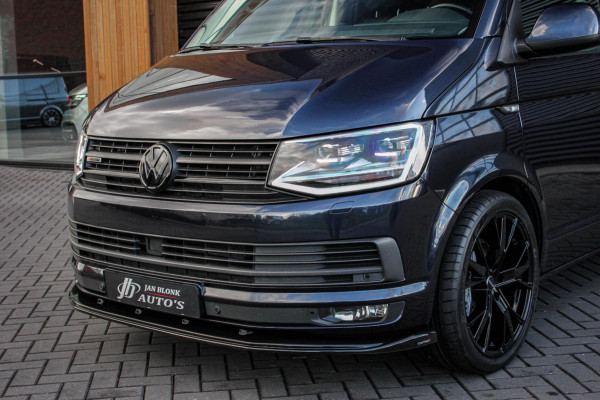 Volkswagen Transporter 2.0 TDI L1H1 4Motion Highline 199PK BLEU METALLIC / LEDEREN BEKLEDING / VERLAGING / NAVIGATIE / 3-ZITS