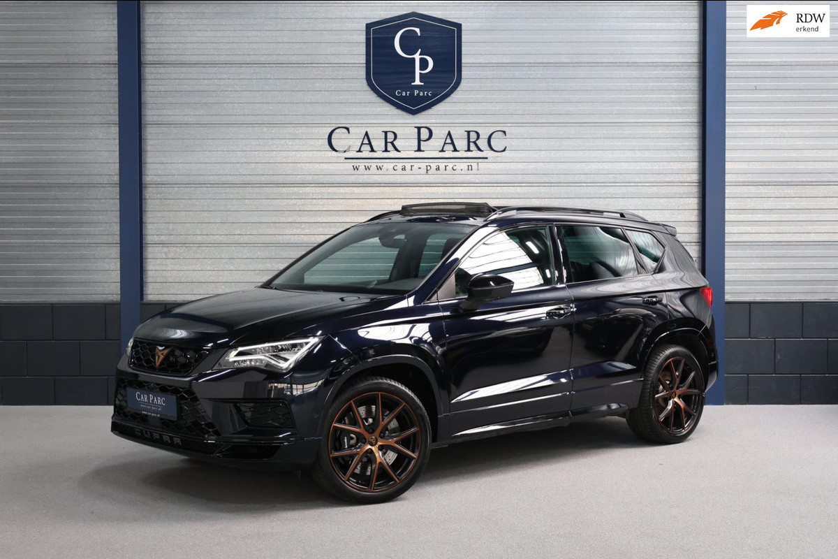 CUPRA Ateca 2.0 TSI 4DRIVE 300+PK LED/VIRTUAL/SFEER/BEATS/PANO/KUIP+ALCANTARA+S.VERWARMING/19" LMV/CAM/ACC/ECC/12 MDN GARANTIE!