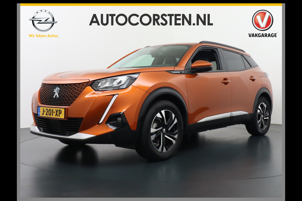 Peugeot e-2008 EV Allure 50kWh Apple Carplay Android Auto Navi Ecc Cruise Control Adaptief met Stop&Go Camera Keyless Entry&Start Stoelverwarmi Regen-Lichtsensor Pdc v/a Visiopark Bluetooth Pack Drive Assist Plus Draadloze GSM lader Led Verkeersbord detectie LaneAssist