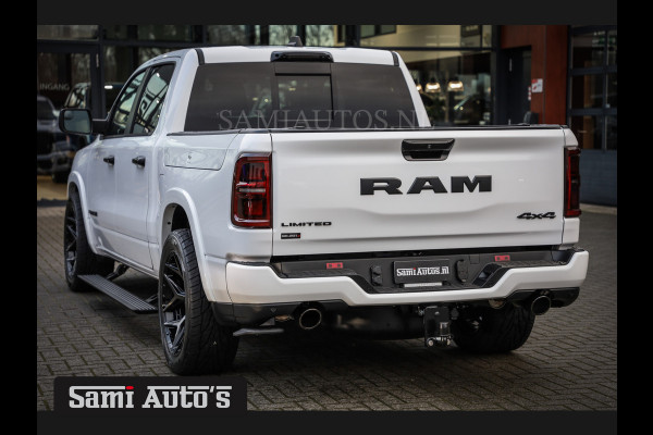 Dodge Ram 1500 LIMITED NIGHT H.O 540PK 706 Nm | XB9 | MASSAGE | BOM VOL | PWD IVORY | CREW CAB | DUBBELE CABINE | GRIJSKENTEKEN | DE MEEST LUXUEUZE en BEGEERDE Pick-up | VOORRAAD NR 2298 - 7479