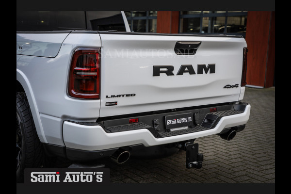 Dodge Ram 1500 LIMITED NIGHT H.O 540PK 706 Nm | XB9 | MASSAGE | BOM VOL | PWD IVORY | CREW CAB | DUBBELE CABINE | GRIJSKENTEKEN | DE MEEST LUXUEUZE en BEGEERDE Pick-up | VOORRAAD NR 2298 - 7479